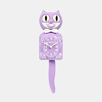 Pastel Lilac Kit-Cat Klock