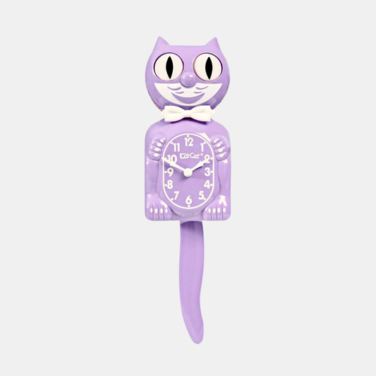 Pastel Lilac Kit-Cat Klock