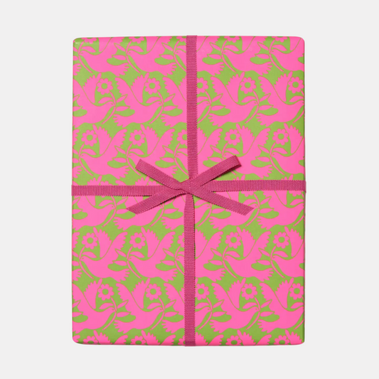 Neon Doves Gift Wrap