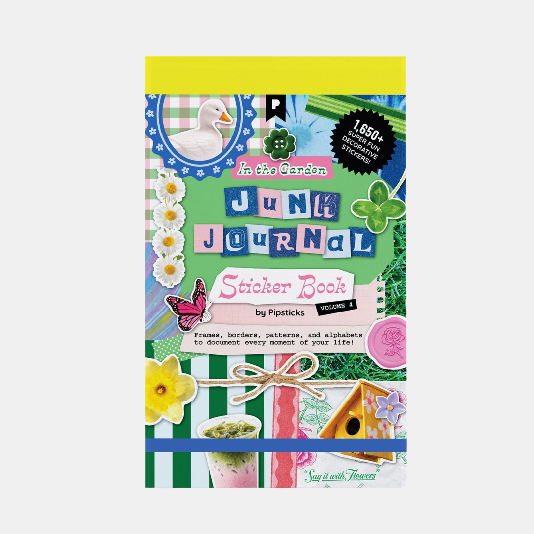 In The Garden Junk Journal Sticker Book