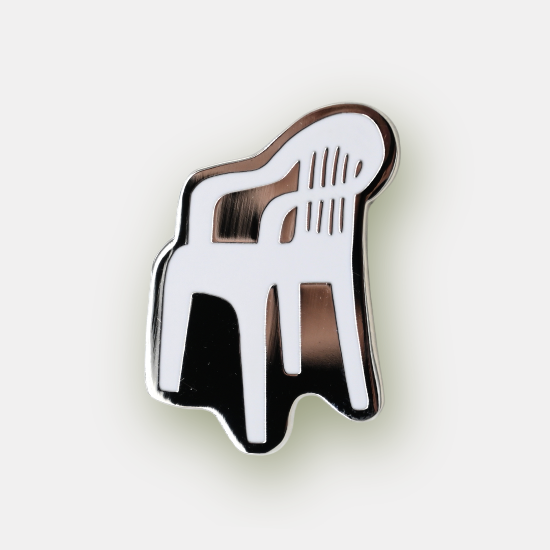 Lawn Chair Enamel Pin