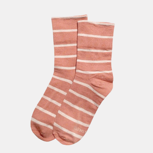 Clay Stripe Wally Socks