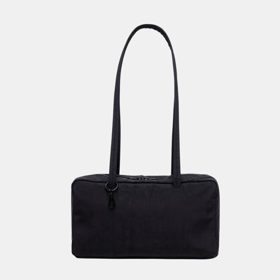 Black Nylon Bowler Bag