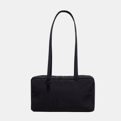 Black Nylon Bowler Bag