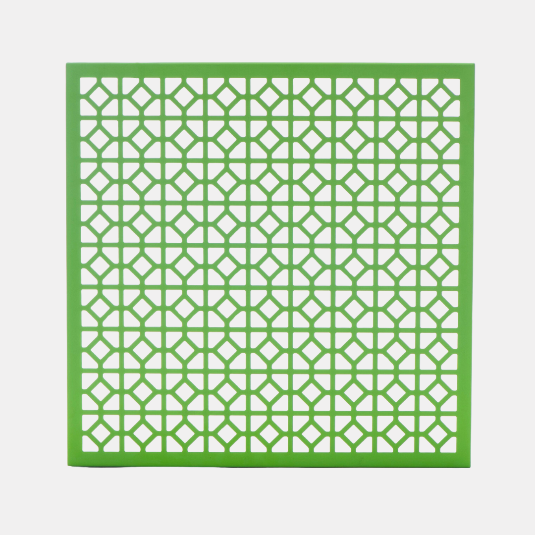Large Green Breeze Block Tile