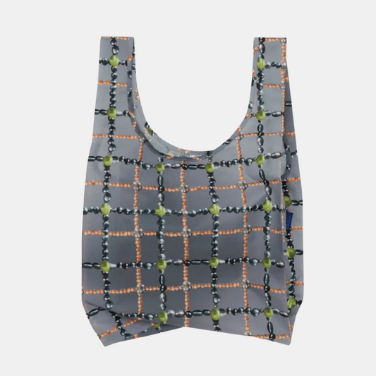 Beaded Plaid Standard Baggu