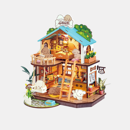 Puppy's Cozy Villa DIY Miniature Kit