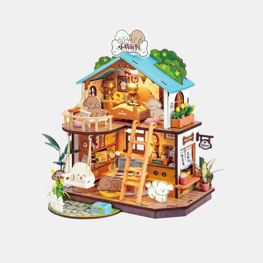 Puppy's Cozy Villa DIY Miniature Kit