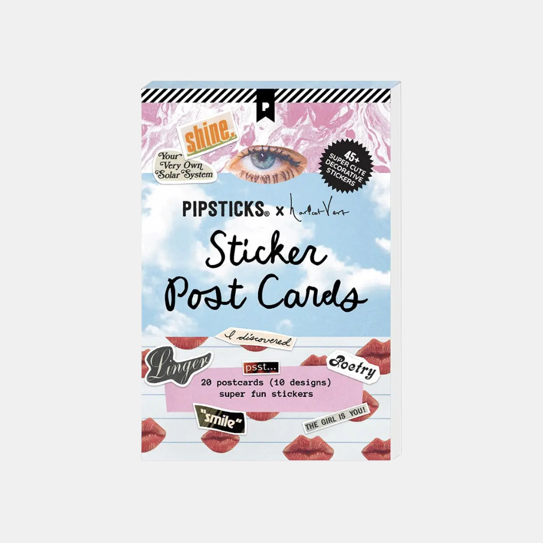 Pipsticks x Haricot Vert Sticker Postcard Book