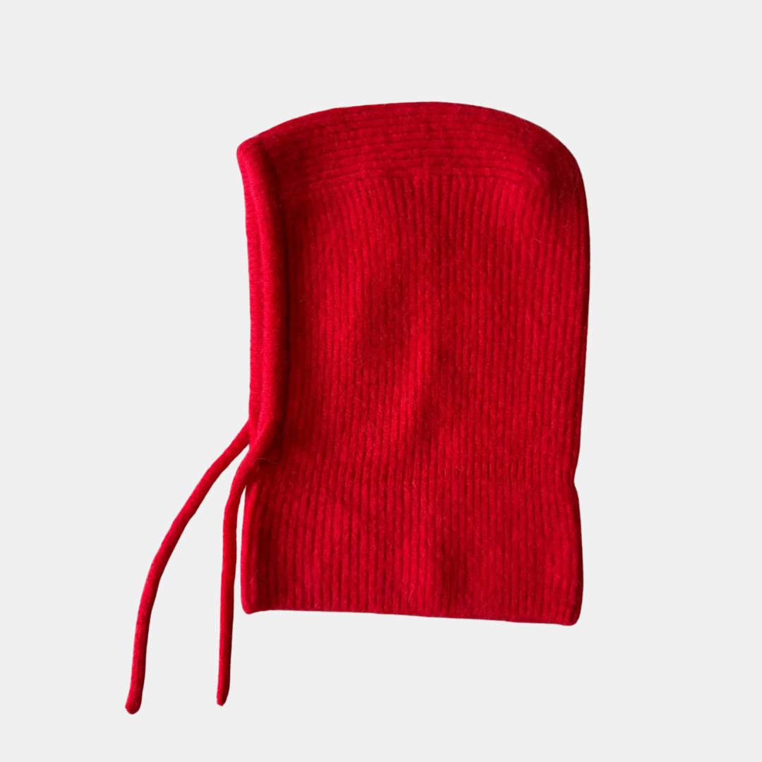 Red Knit Hood