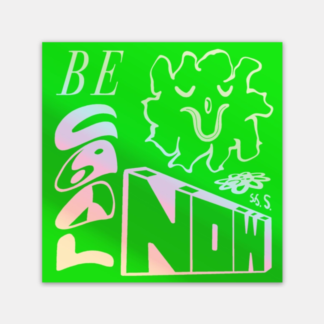 BE COOL NOW Hologram Sticker