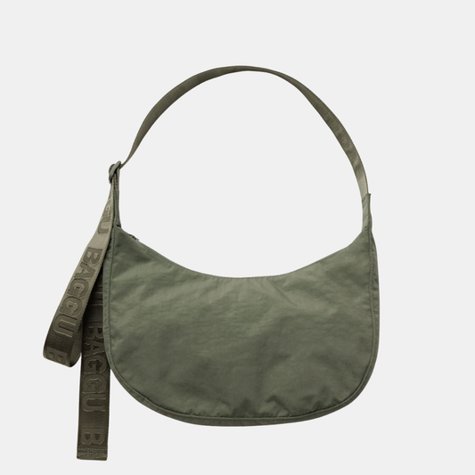 Caper Medium Nylon Crescent Bag