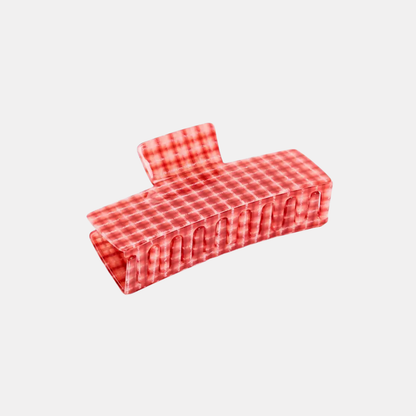 Red Plaid Jumbo Box Claw