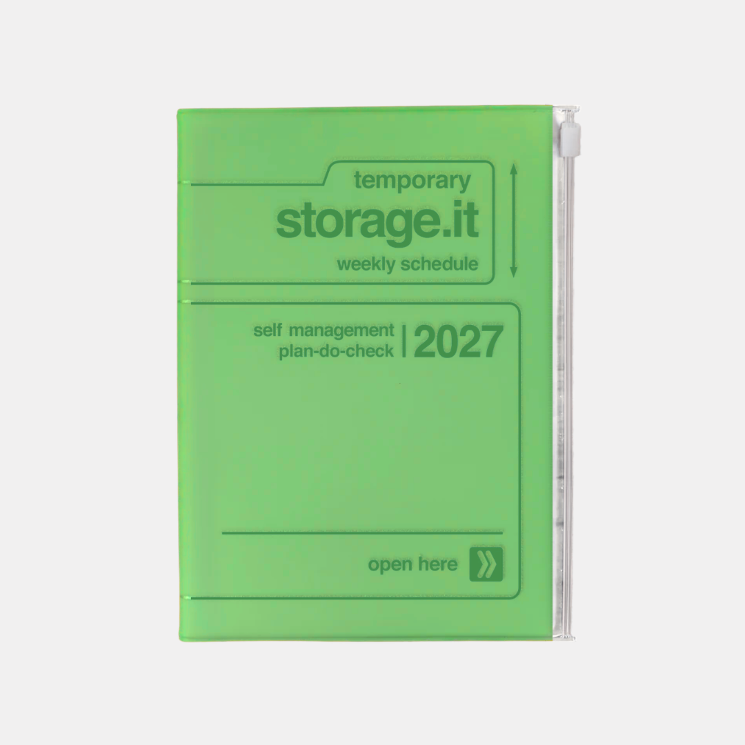 Green B6 Storage.It 2027 Weekly Schedule