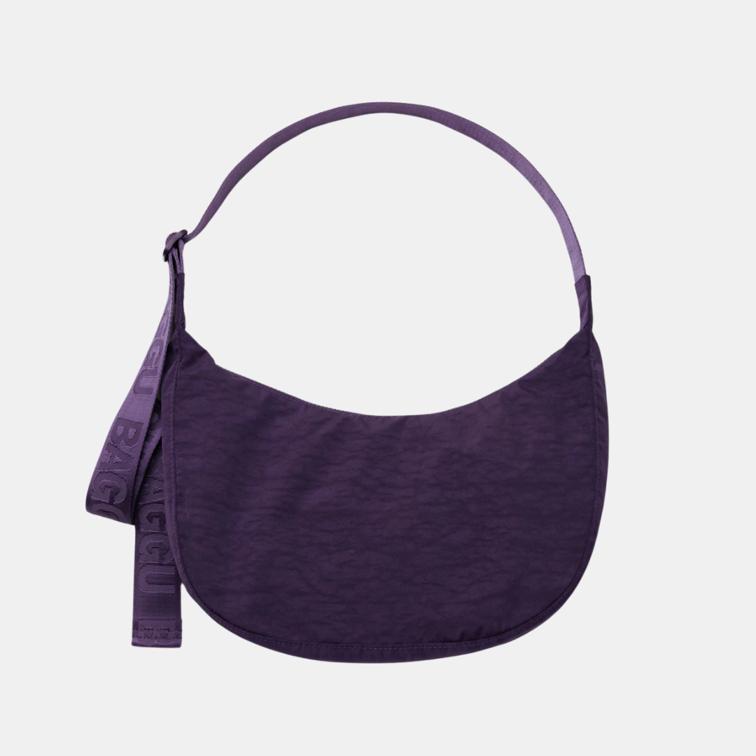 Fig Medium Nylon Crescent Bag