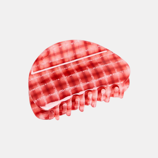 Red Plaid Juno Hair Claw