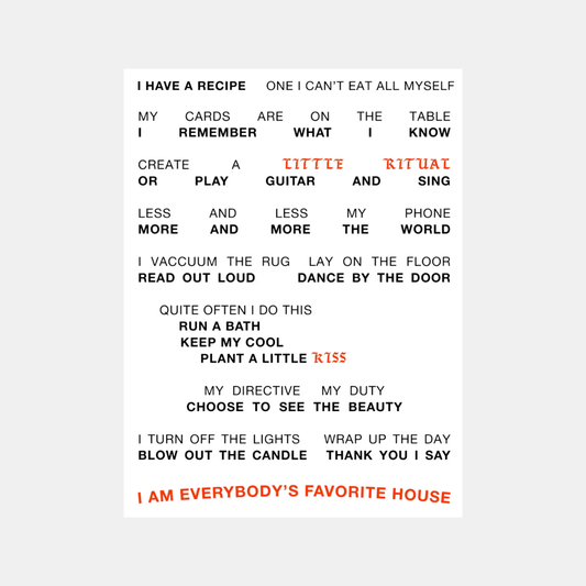 Everybody's Favourite House Postcard