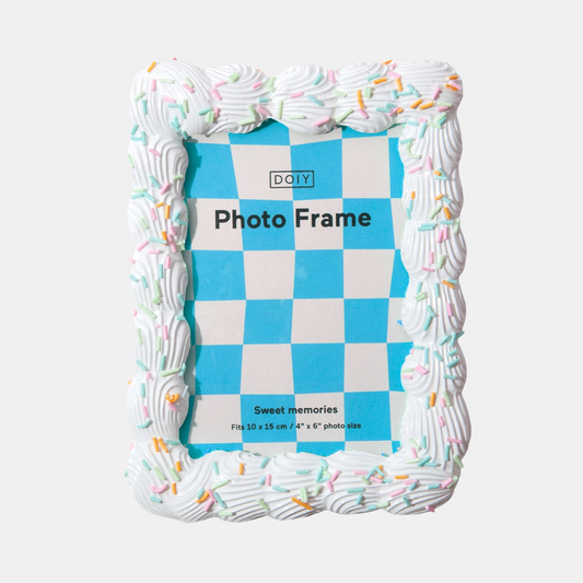 Sweetie White Icing Photo Frame