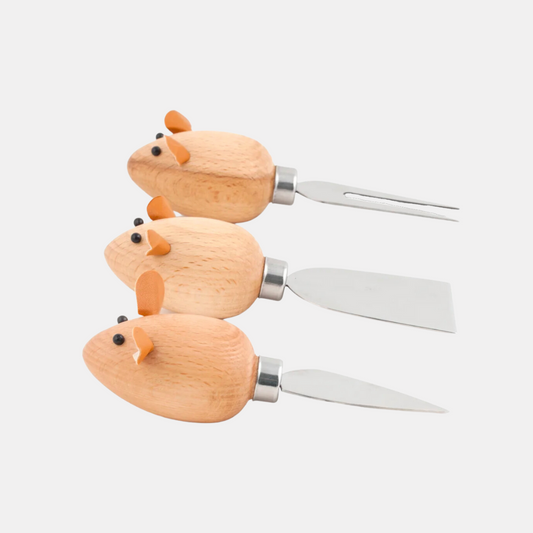 Mice Cheese Knives Set