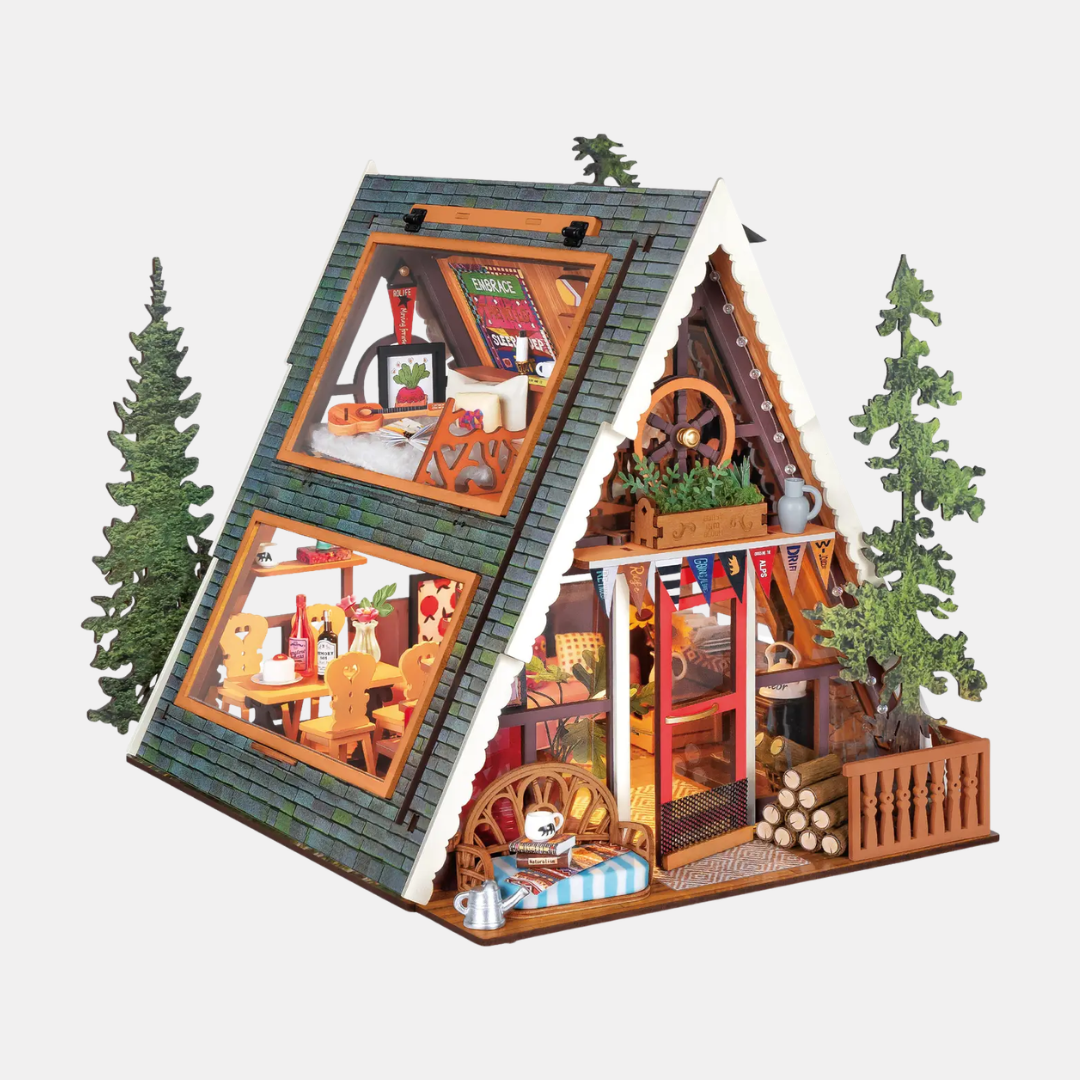 A-Frame Cabin DIY Miniature Kit