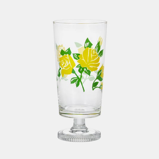 Aderia Retro Rose Footed Parfait Glass