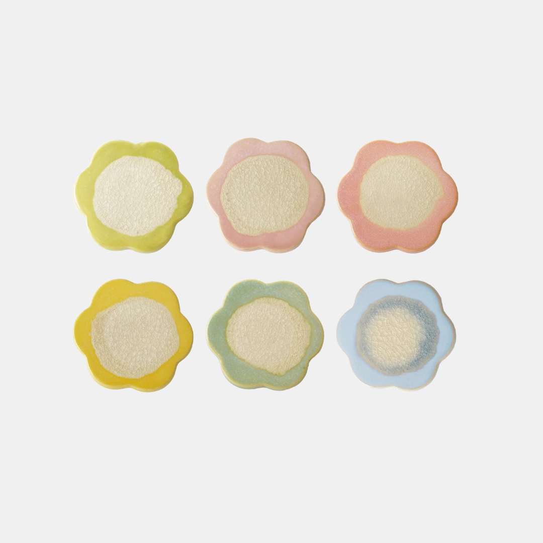 Flower Stoneware Coaster