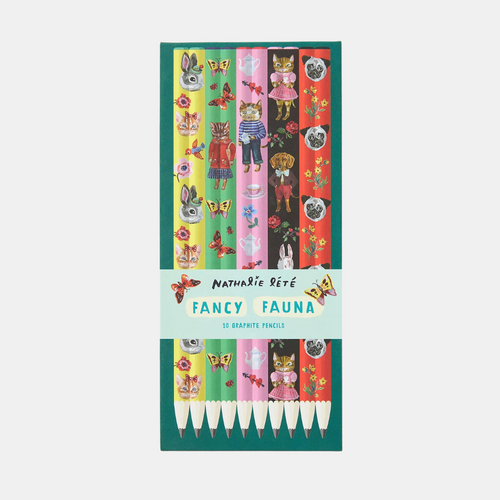 Fancy Fauna Pencil Set