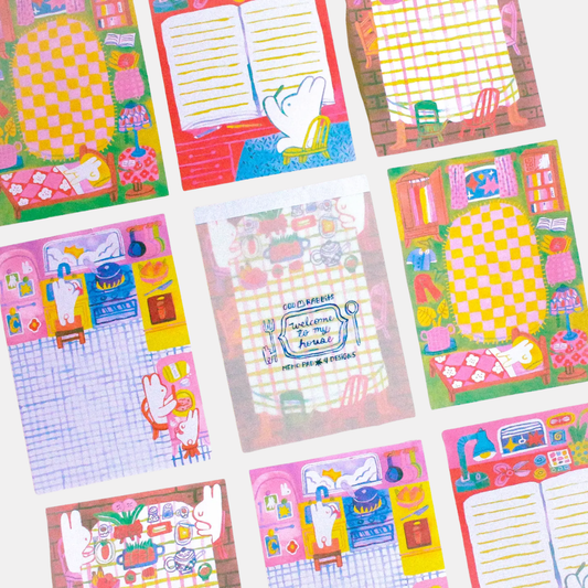 Welcome to My House Memo Pad