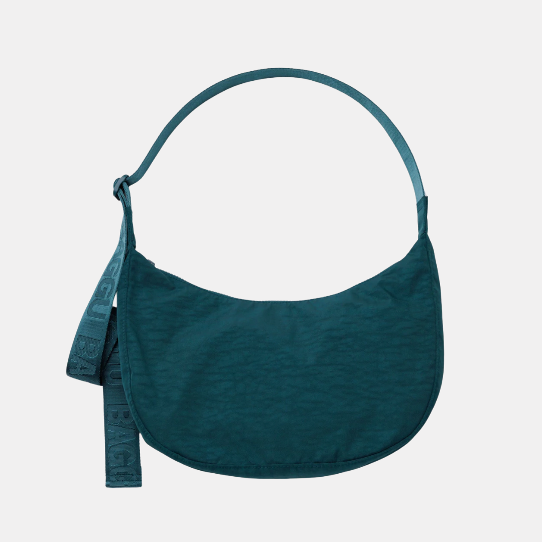 Deep Sea Medium Nylon Crescent Bag
