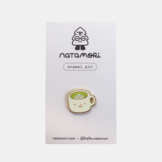 Matcha Latte Enamel Pin