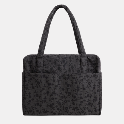 Charcoal Ditsy Floral Cloud Carry-On