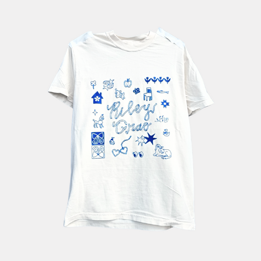 Riley Grae Blue Doodles Tee