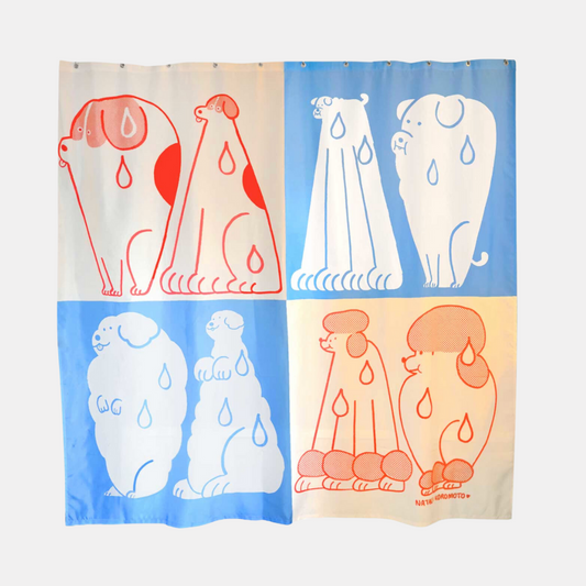 Wet Dogs Shower Curtain