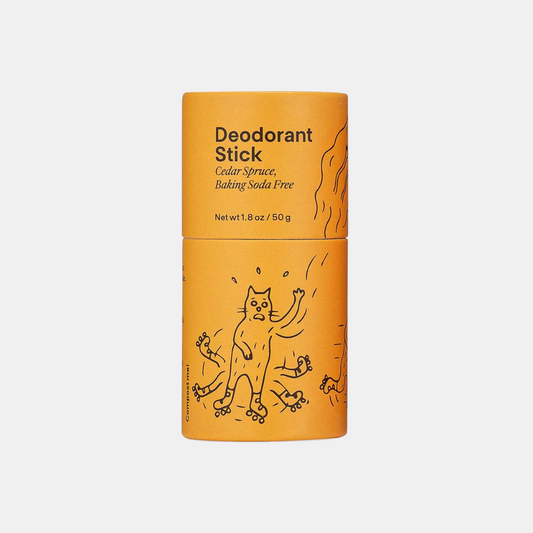 Cedar Spruce Baking Soda Free Deodorant Stick