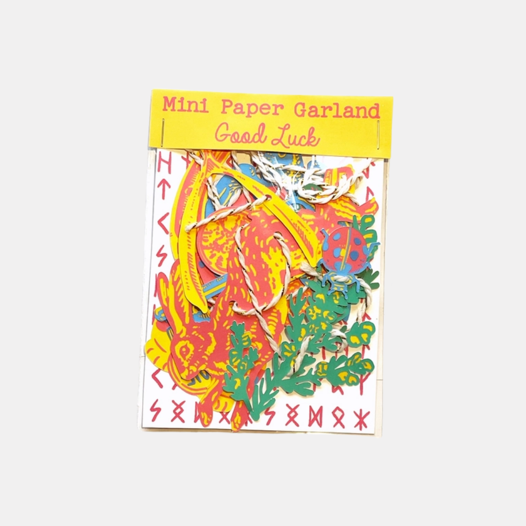 Good Luck Mini Paper Garland