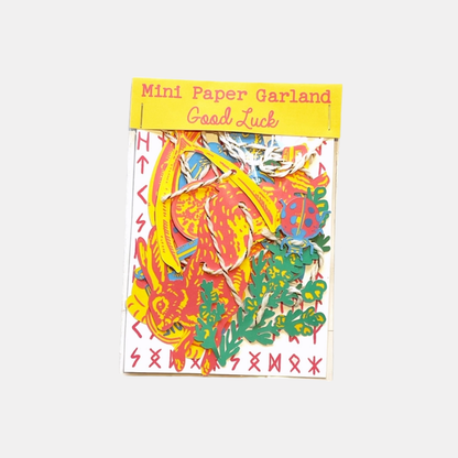 Good Luck Mini Paper Garland