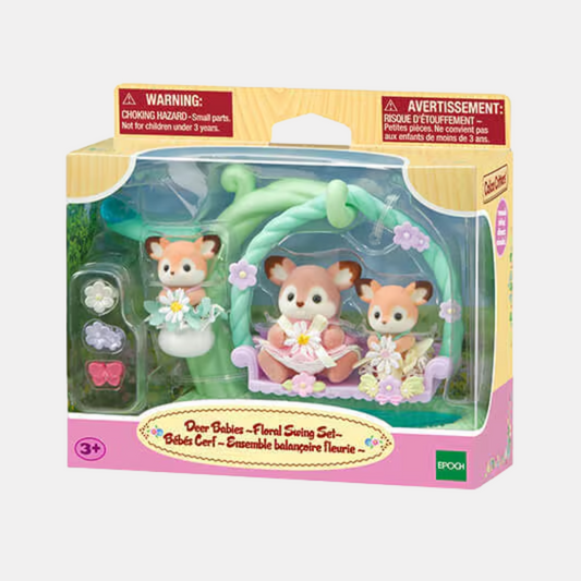 Deer Babies Floral Swing Set Calico Critters