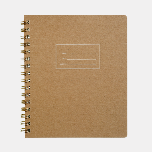 Kraft Lined Notebook