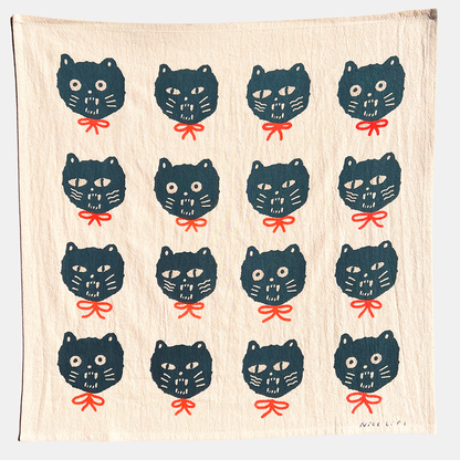 Bad Cats Tea Towel