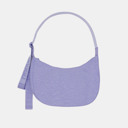 Wisteria Medium Nylon Crescent Bag