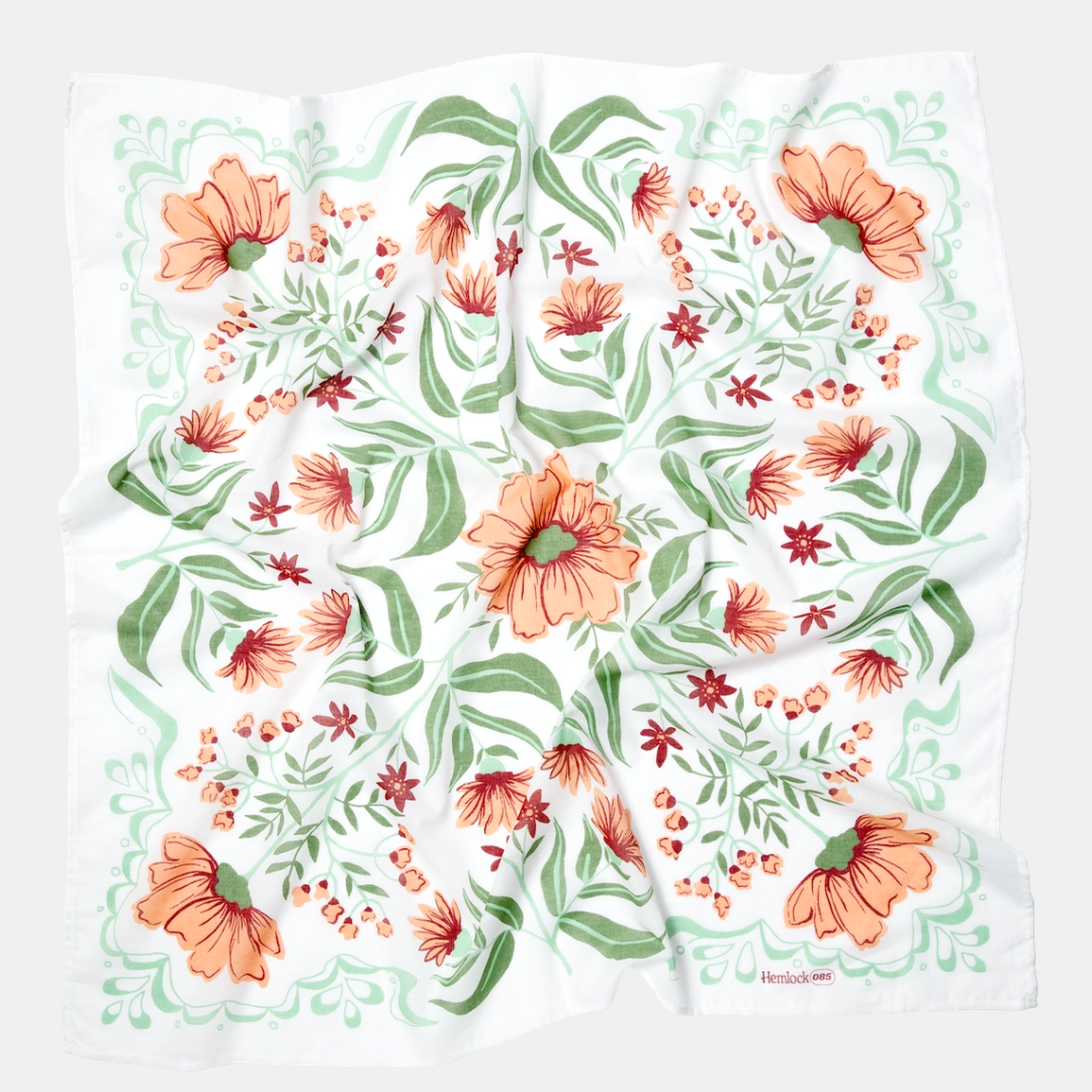 Flora Large Bandana