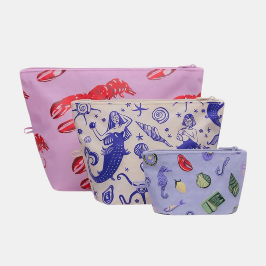 Sea Creatures Go Pouch Set