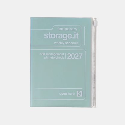 Mint B6 Storage.It 2027 Monthly Schedule