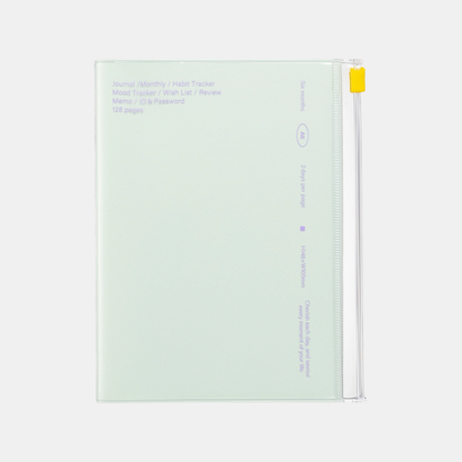 Funlog Mint A6 Daily Planner with Cover