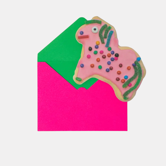 Weird Pony Cookie Card