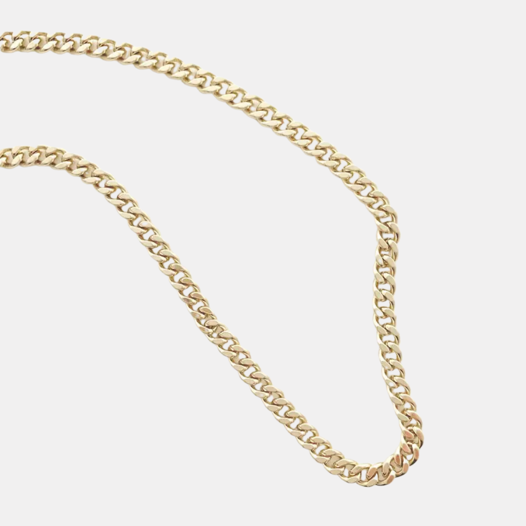 Gold Fiona Thick Chain Necklace