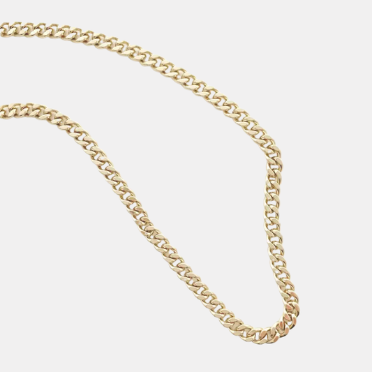 Gold Fiona Thick Chain Necklace