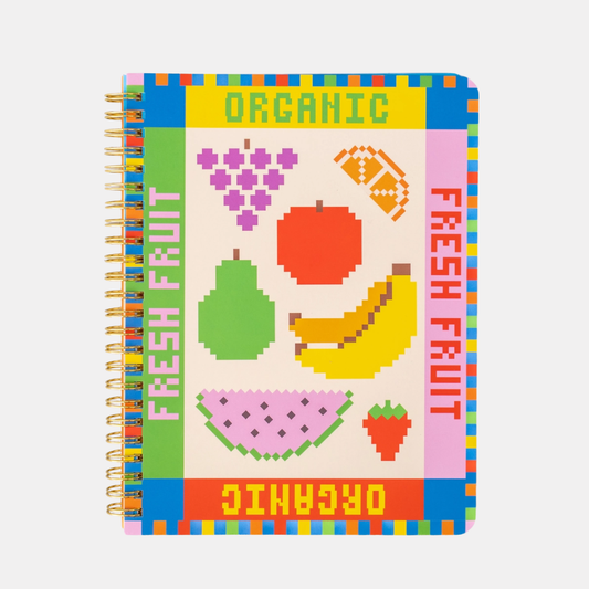 Fruit Tiles Rough Draft Mini Notebook