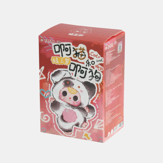 Baby Three Cats and Dogs Series Plush Keychain Blind Box