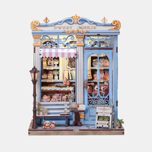Sweet Marie Bakery Book Nook DIY Miniature Kit